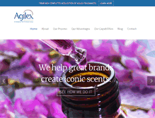 Tablet Screenshot of agilexfragrances.com